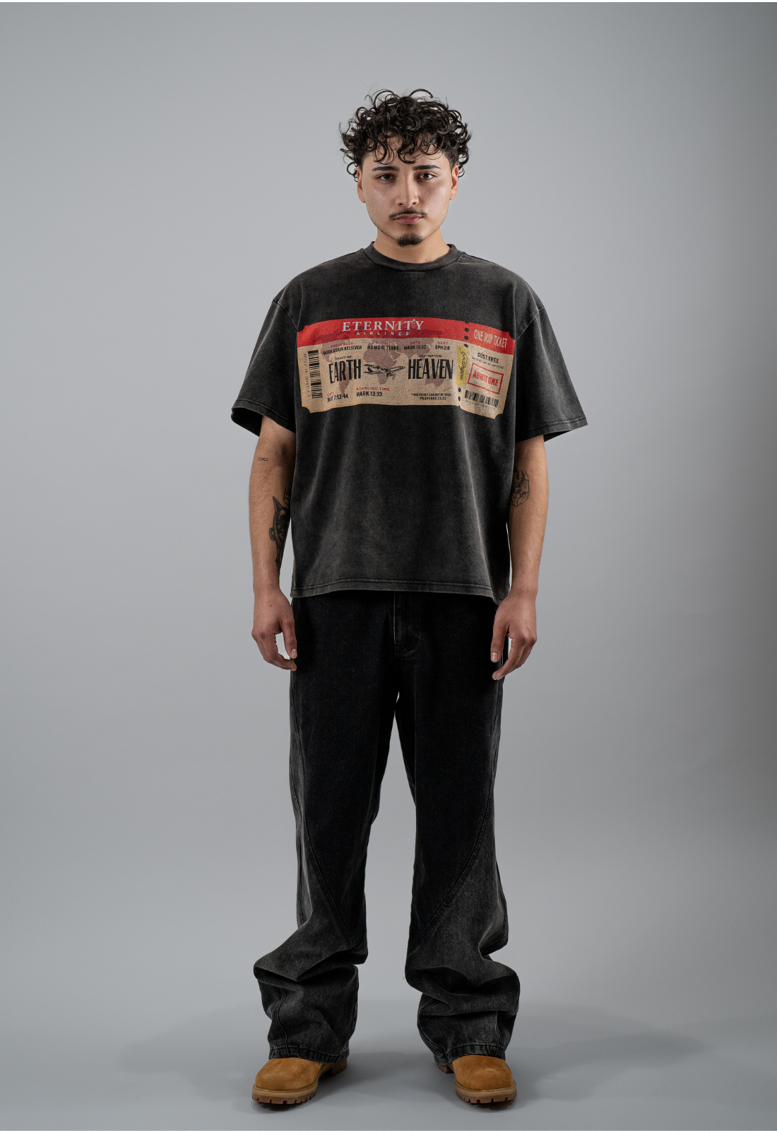 "TICKET HOME" BOXY TEE