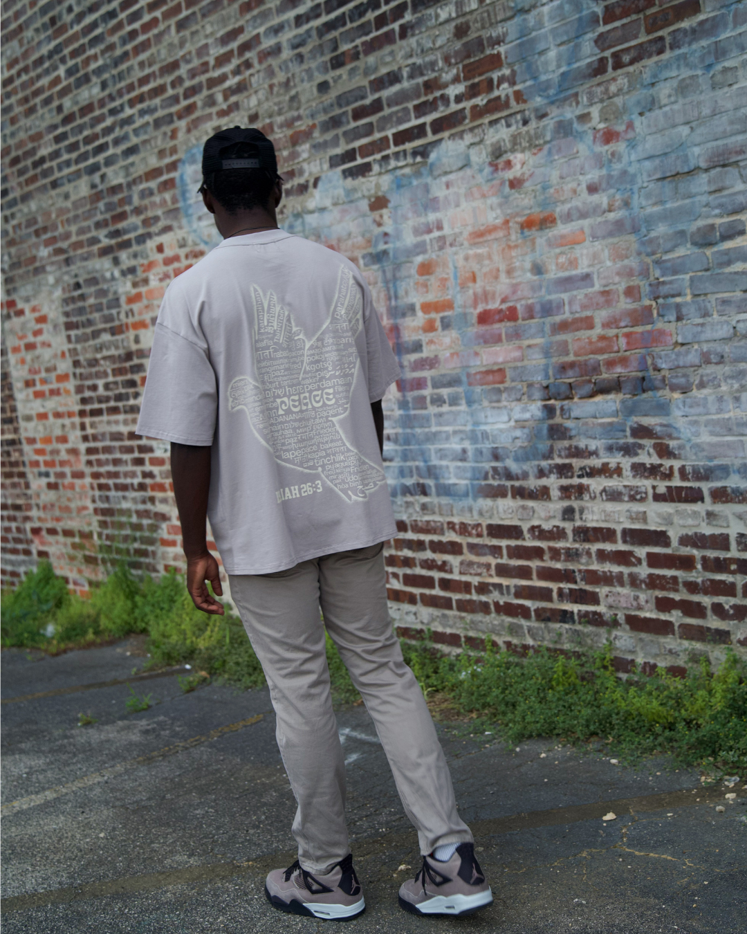 "PERFECT PEACE "BOXY TEE