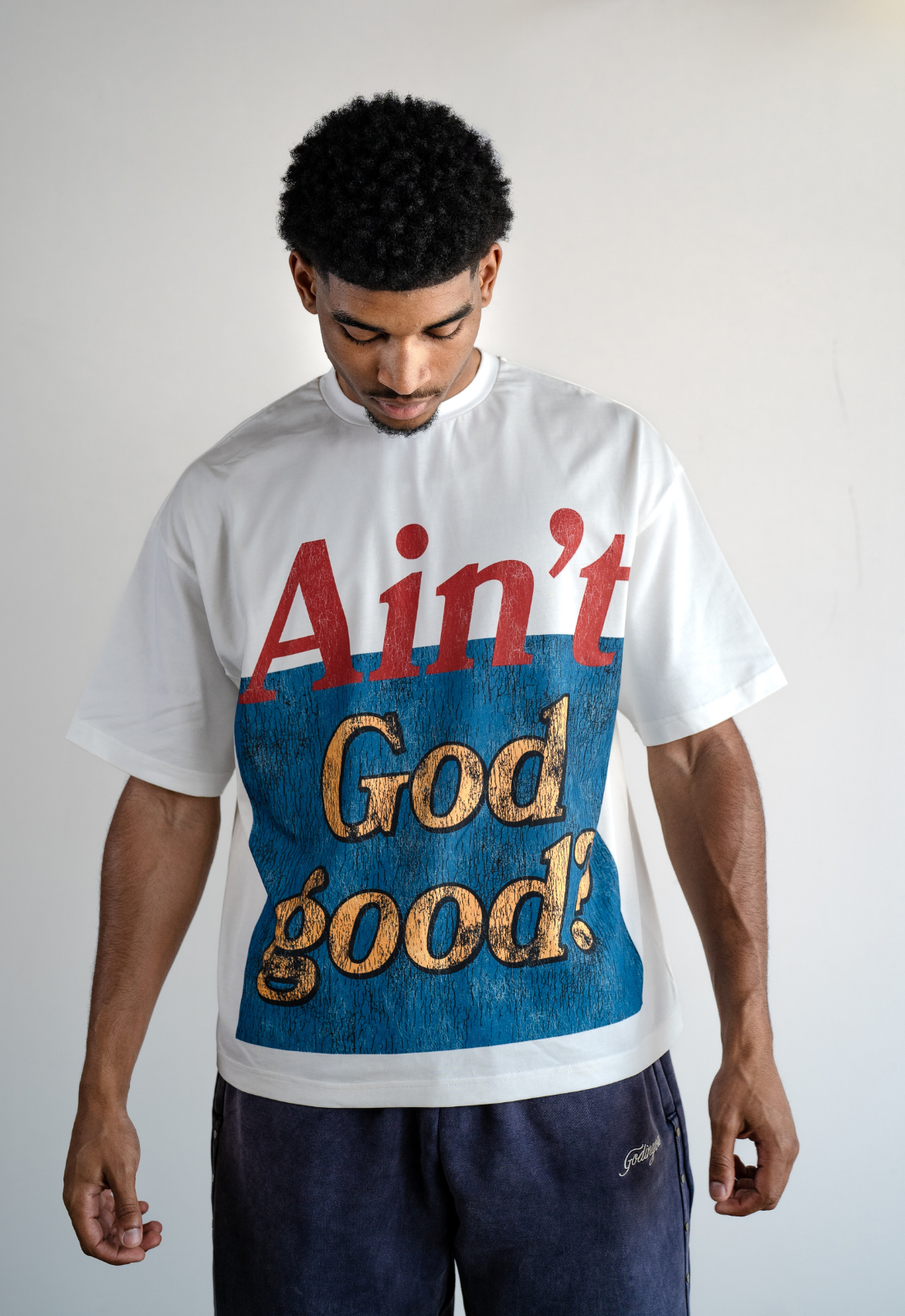 "AIN'T GOD GOOD" BOXY TEE
