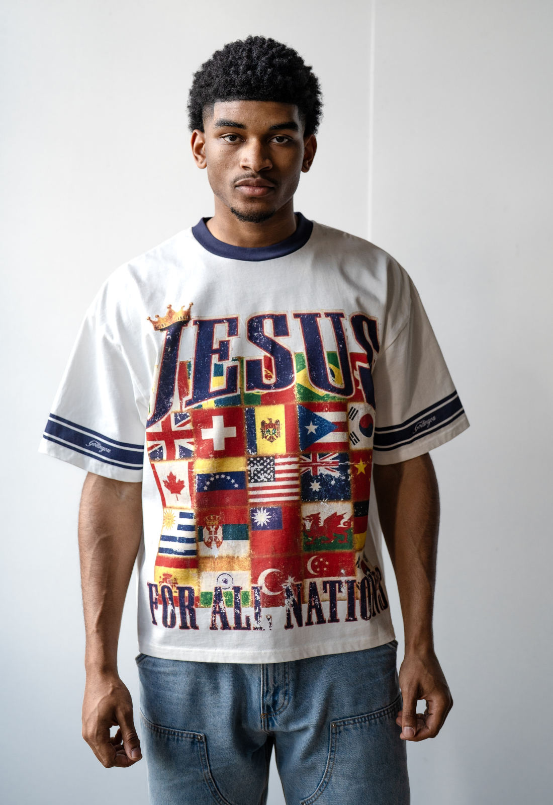 "ALL NATIONS" BOXY TEE