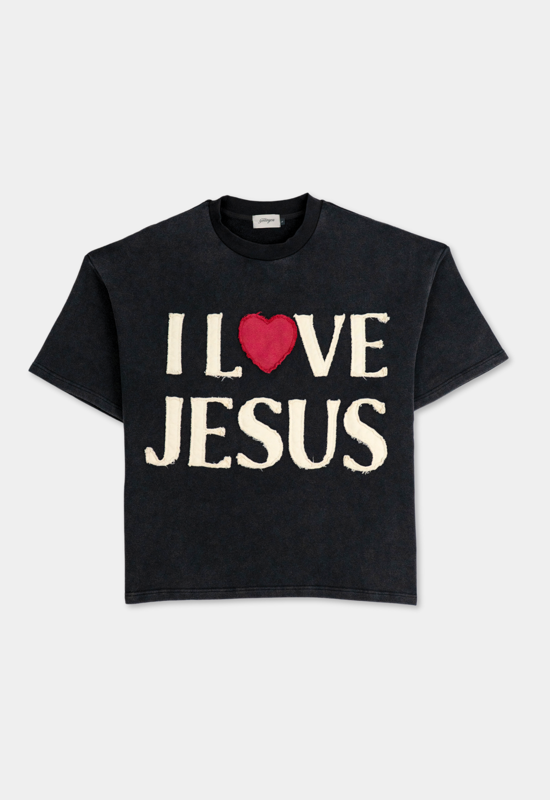 "I LOVE JESUS" TEE (BLACK)