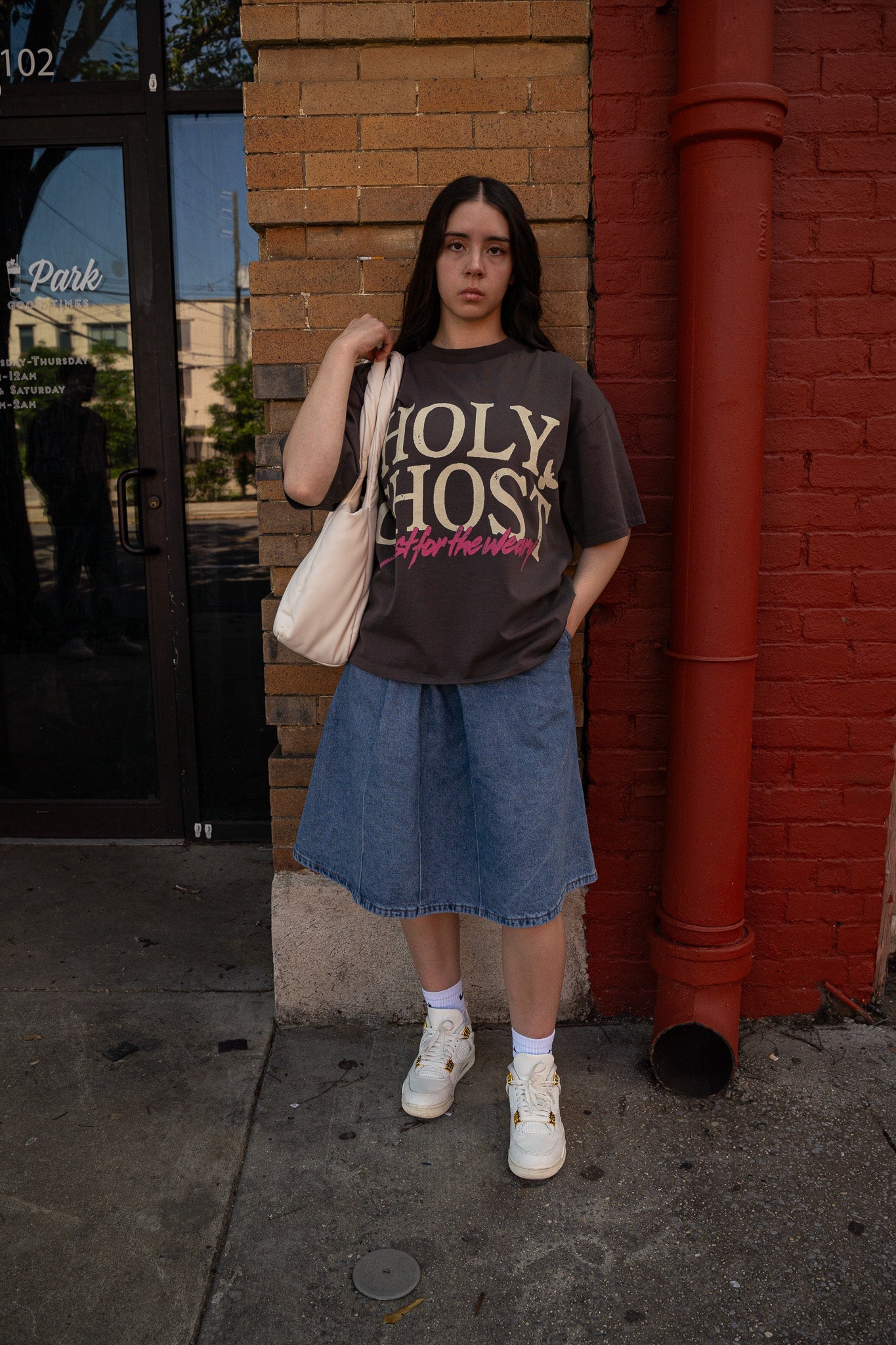 "HOLY GHOST" BOXY TEE