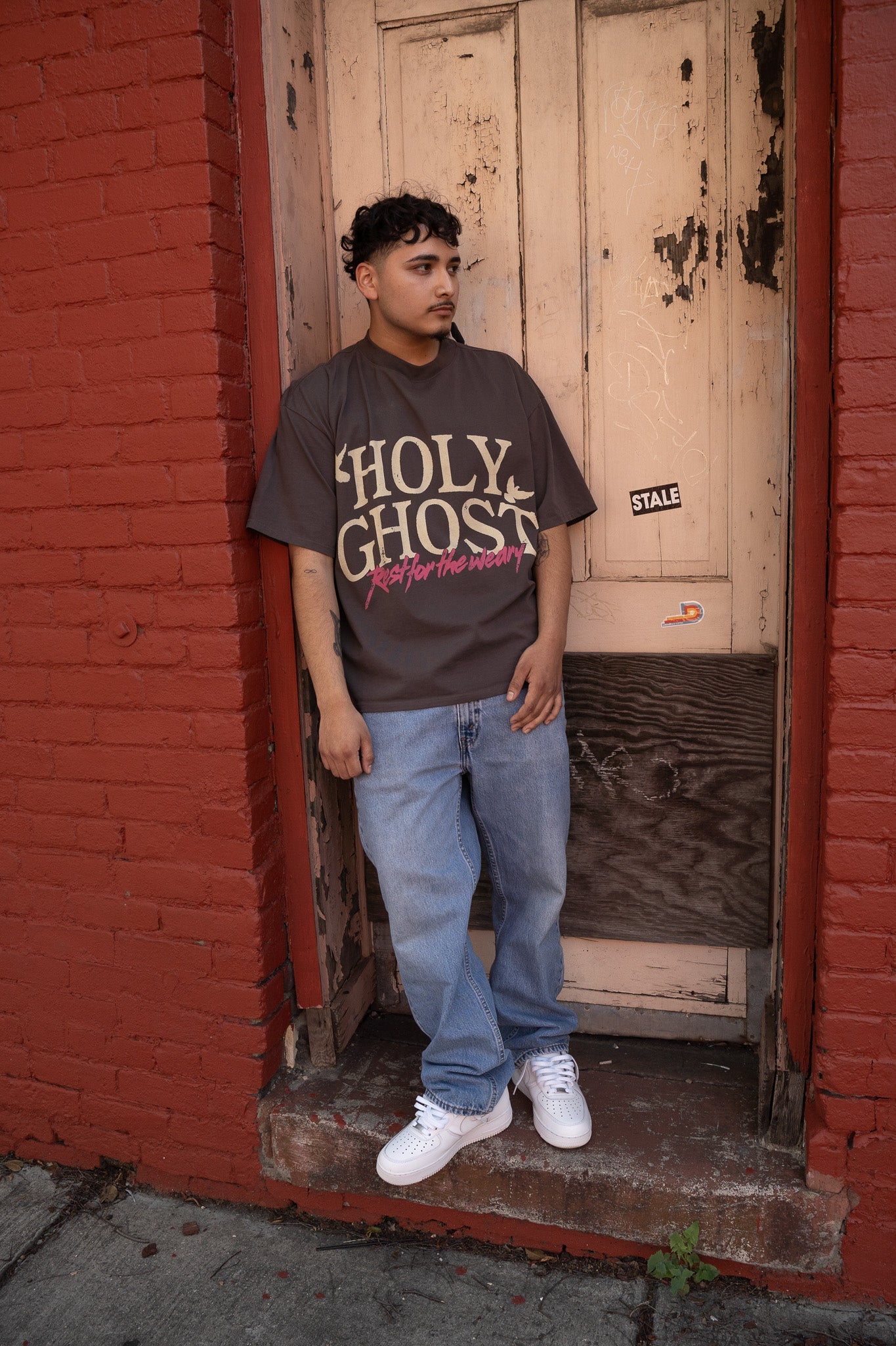 "HOLY GHOST" BOXY TEE
