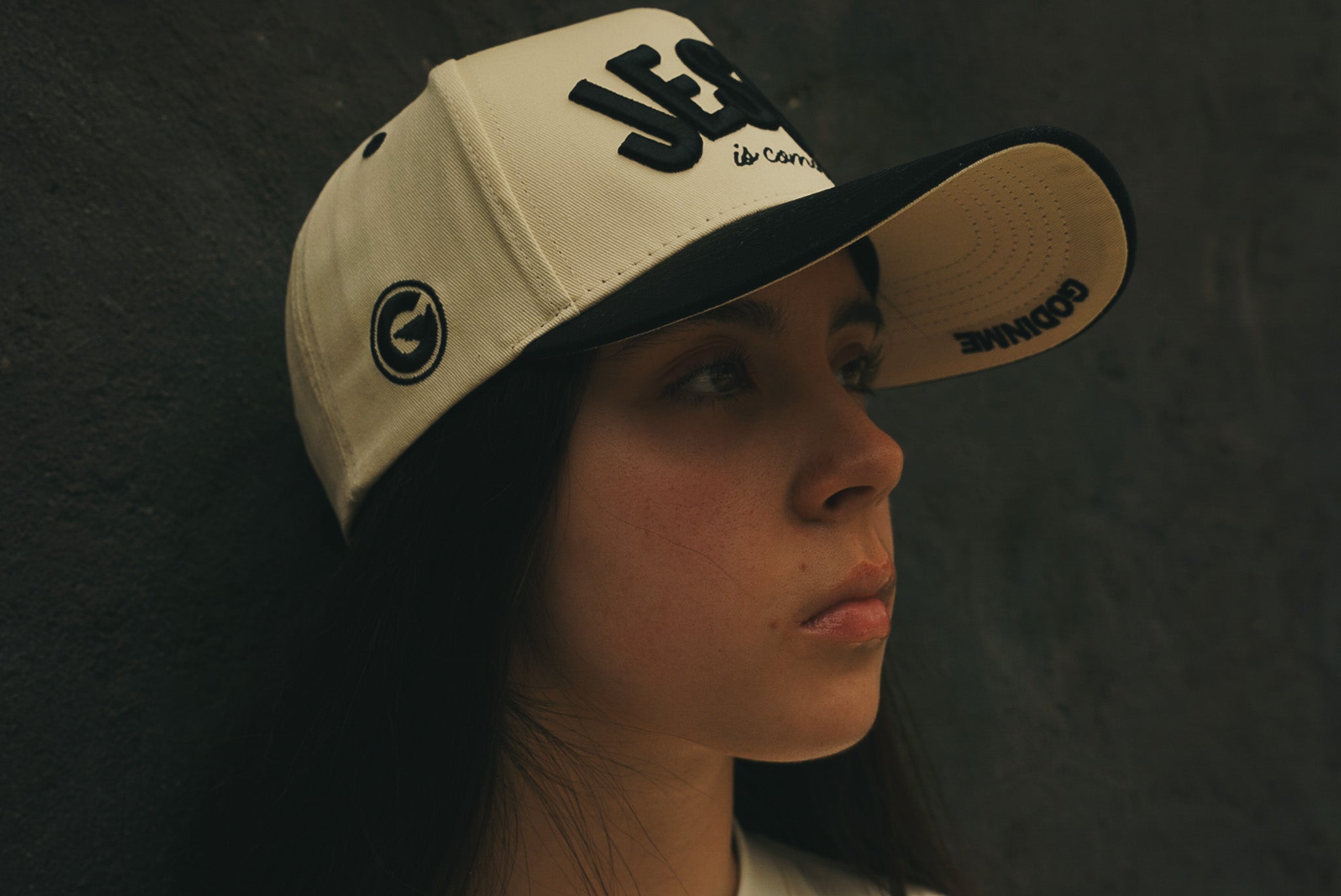 JESUS IS COMING SNAPBACK (CREAM)
