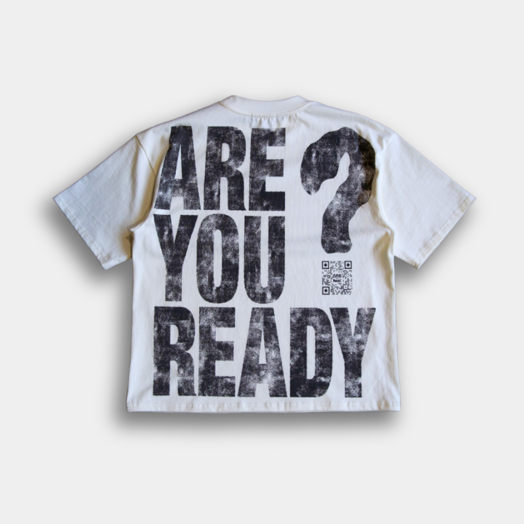 "JESUS IS COMING" BOXY TEE (CREAM)
