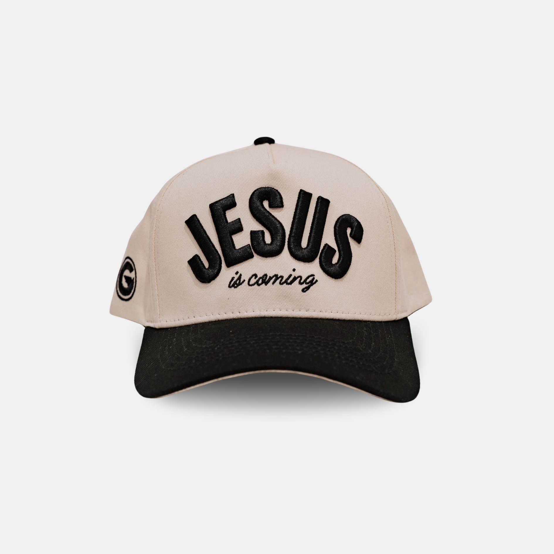 JESUS IS COMING SNAPBACK (CREAM)