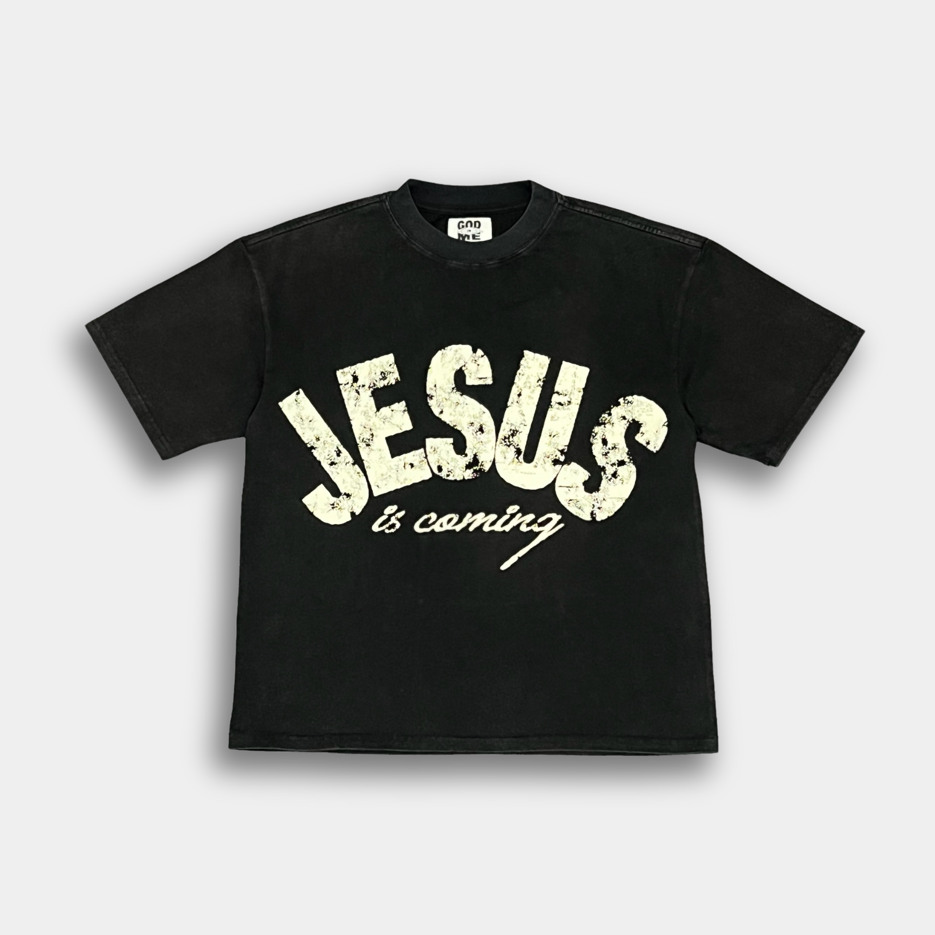 "JESUS IS COMING" BOXY TEE