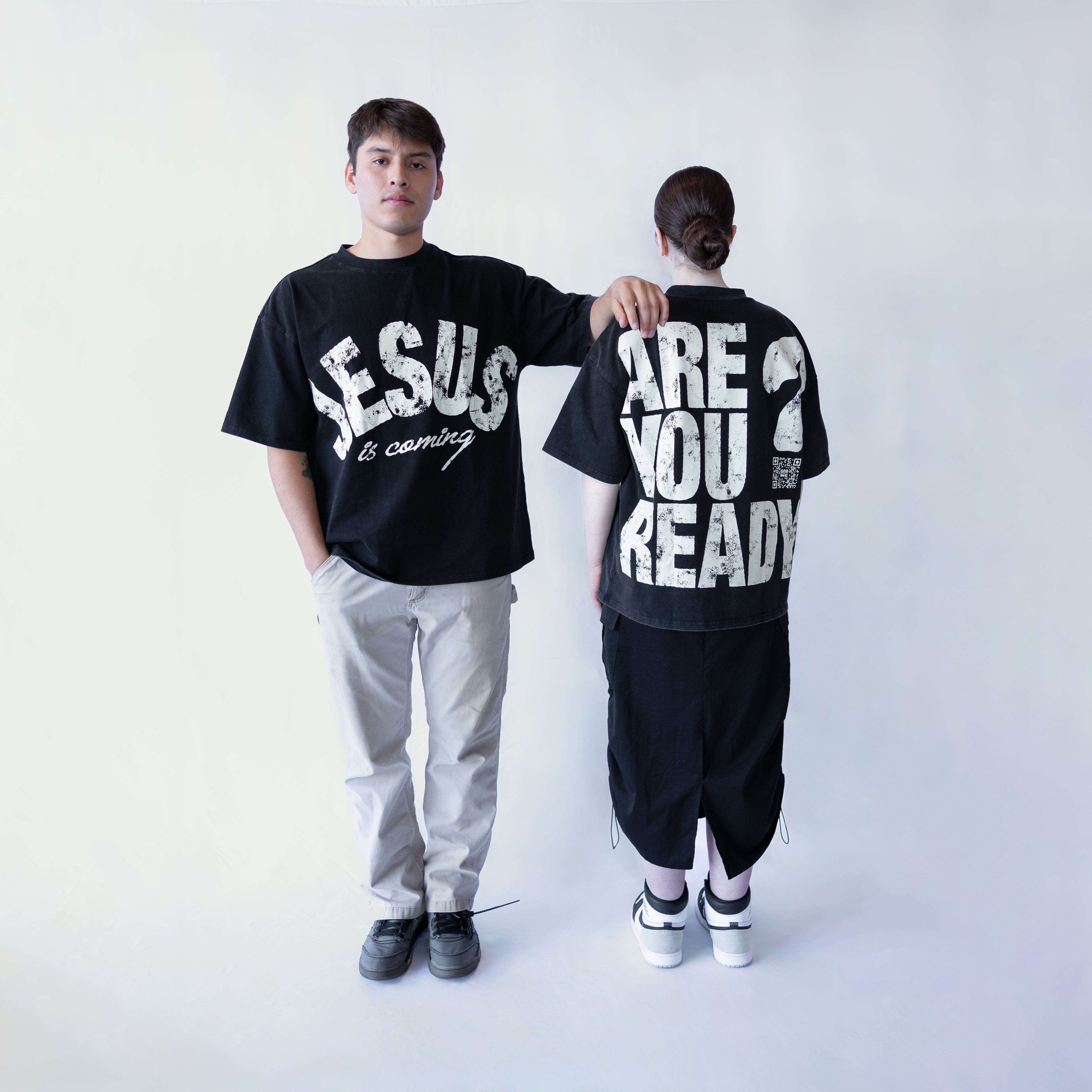 "JESUS IS COMING" BOXY TEE