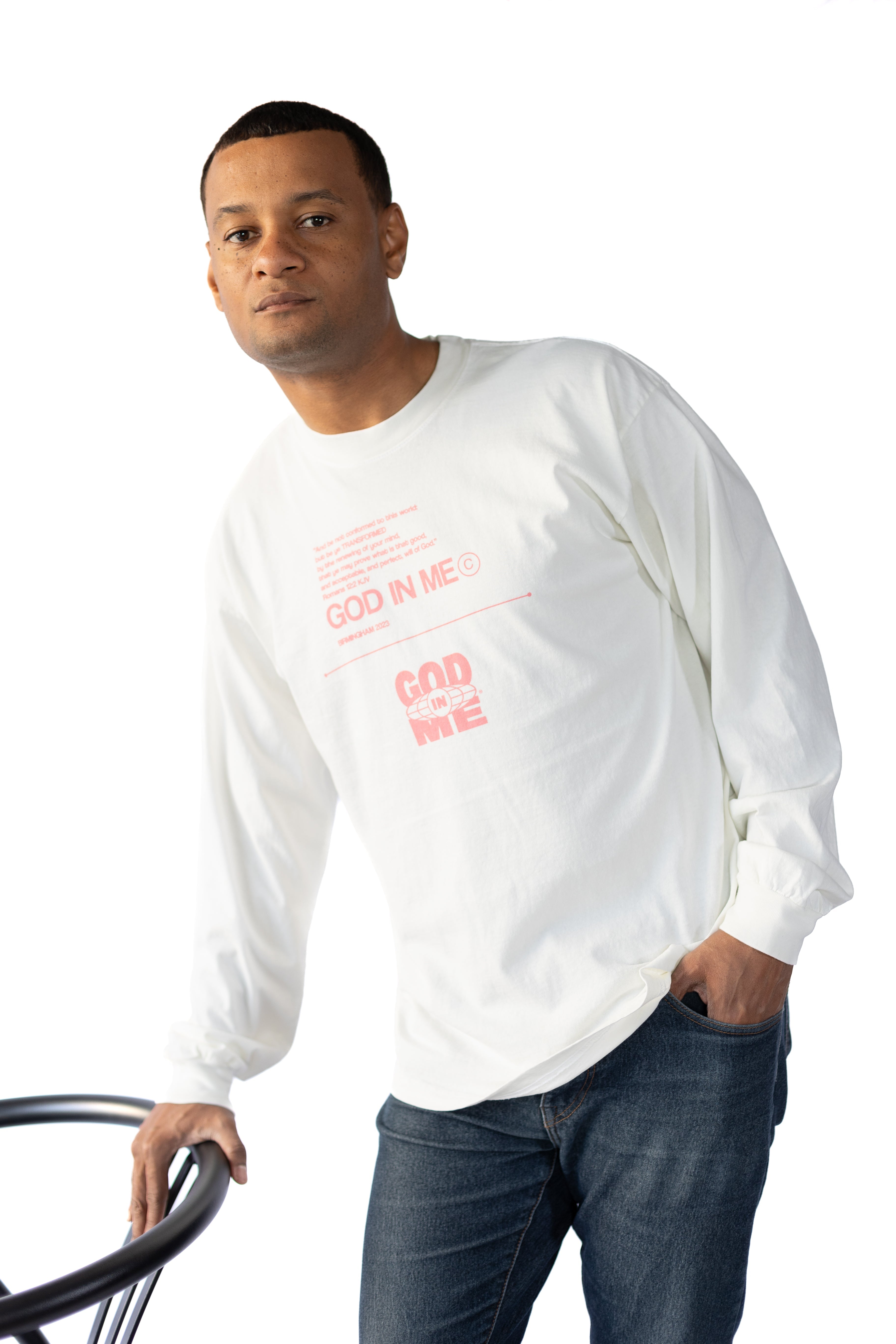 BE YE TRANSFORMED L/S TEE (OFF-WHITE)