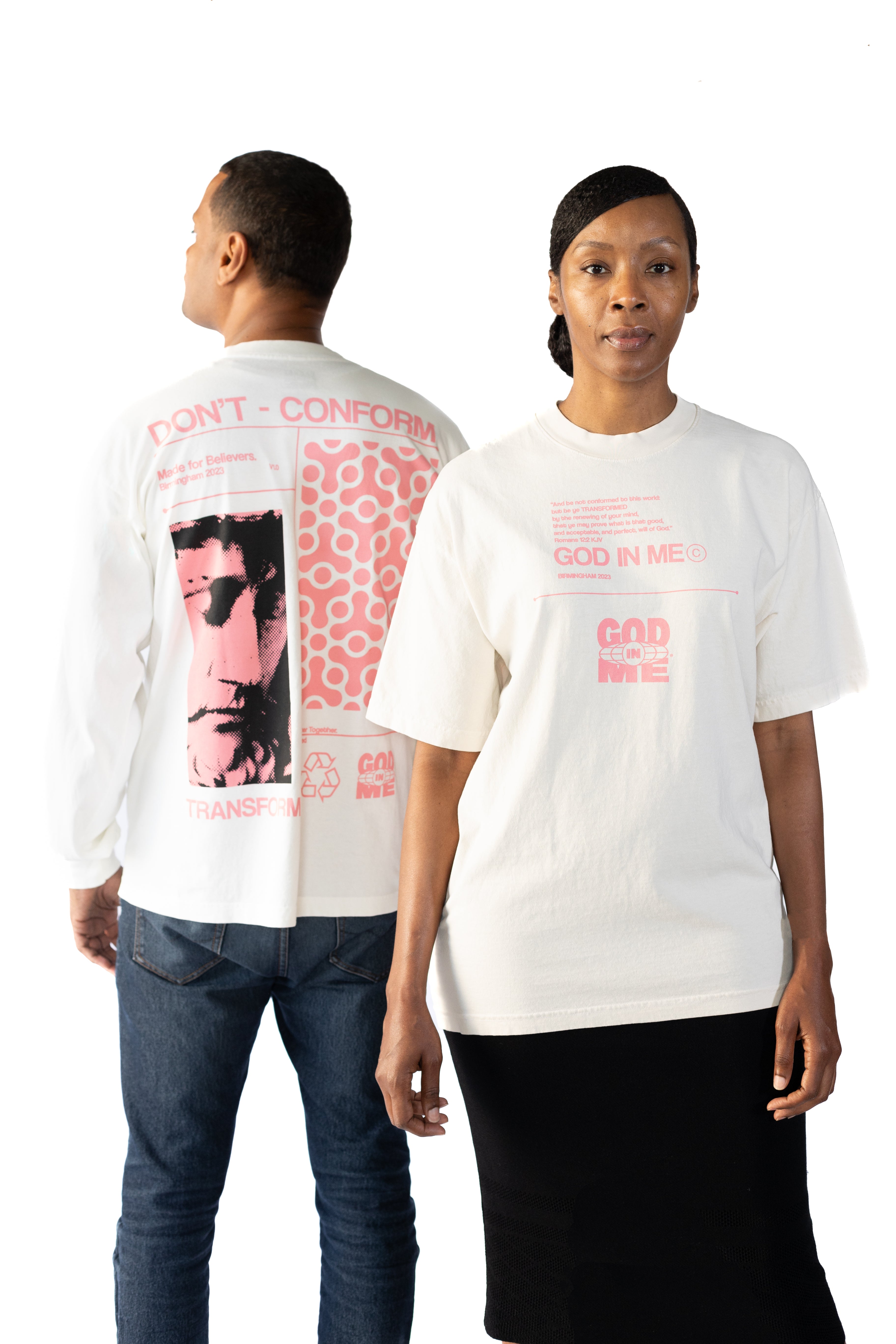 BE YE TRANSFORMED L/S TEE (OFF-WHITE)