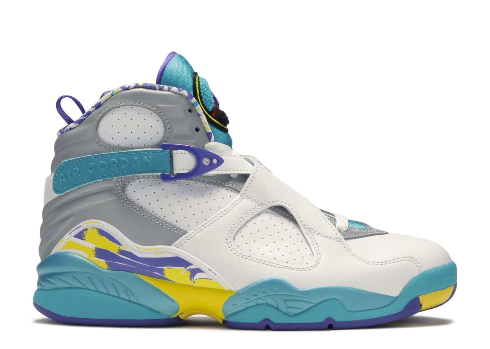 Wmns Air Jordan 8 Retro White Aqua