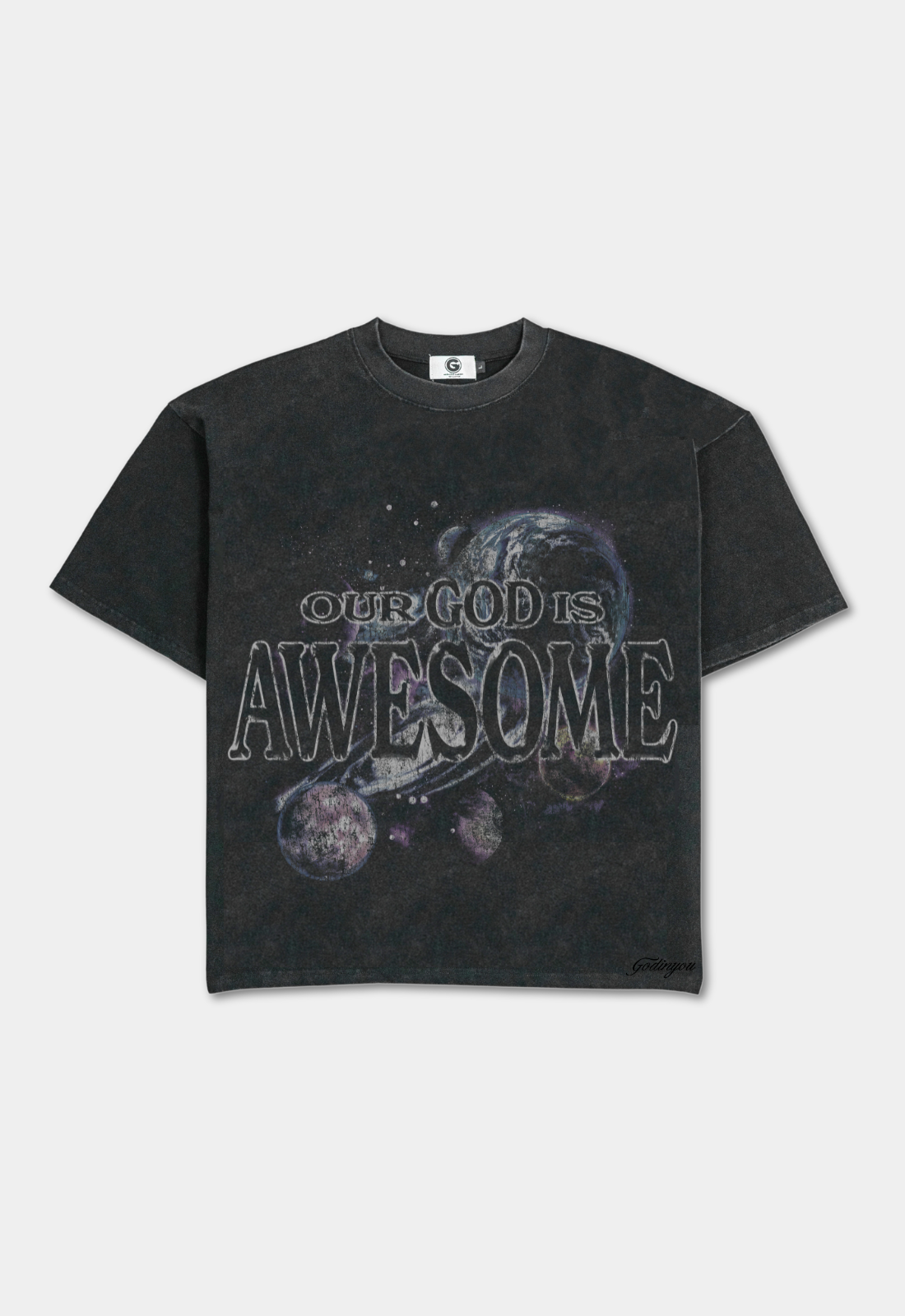 "AWESOME" BOXY TEE