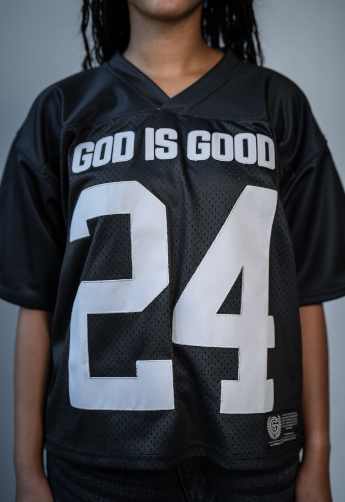 "GOD IS GOOD" (BLACK) HEAVYWEIGHT JERSEY