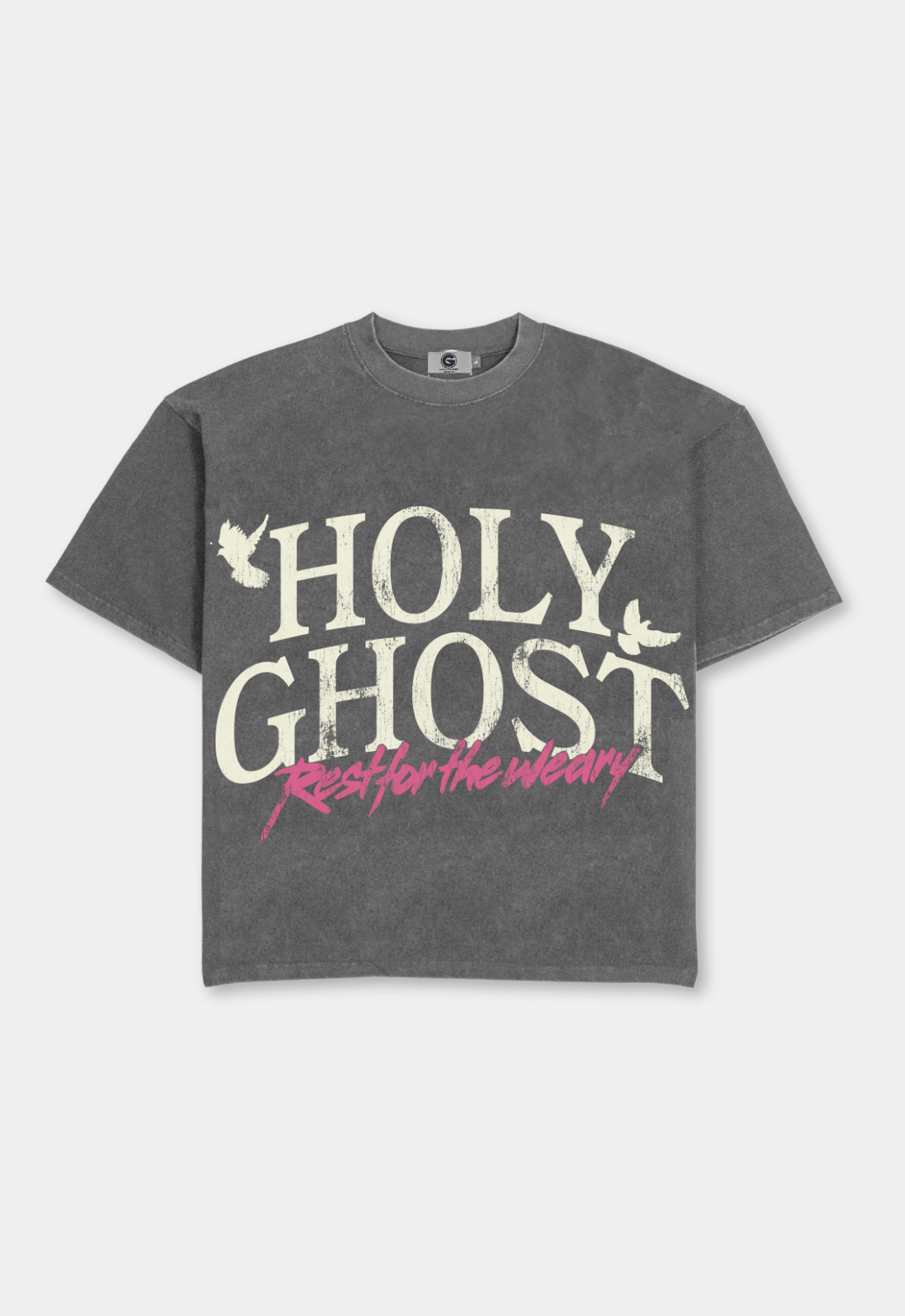 CONCRETE "HOLY GHOST" BOXY TEE