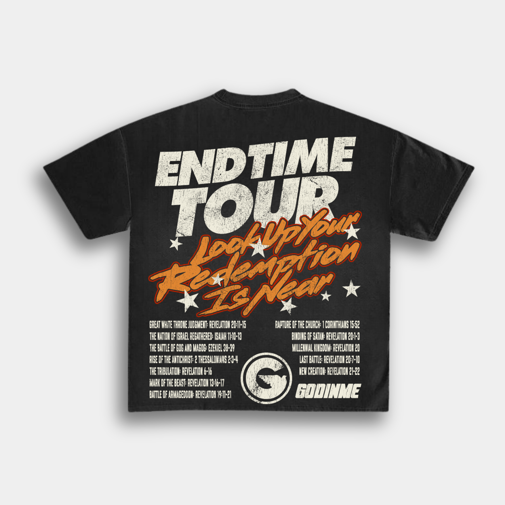 "END TIME TOUR" BOXY TEE