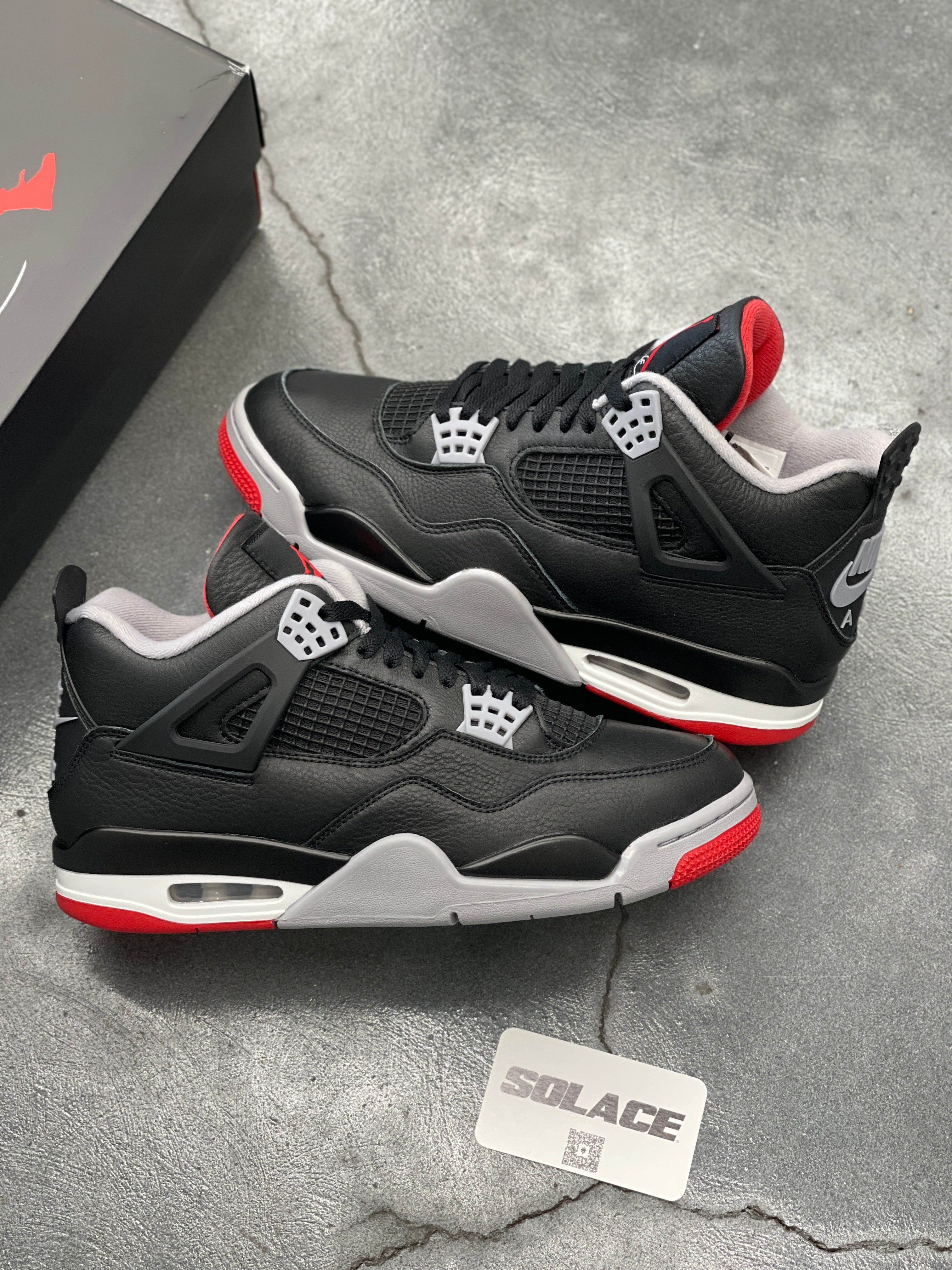 (Lightly Worn) Jordan 4 Bred Reimagined (Size 9)