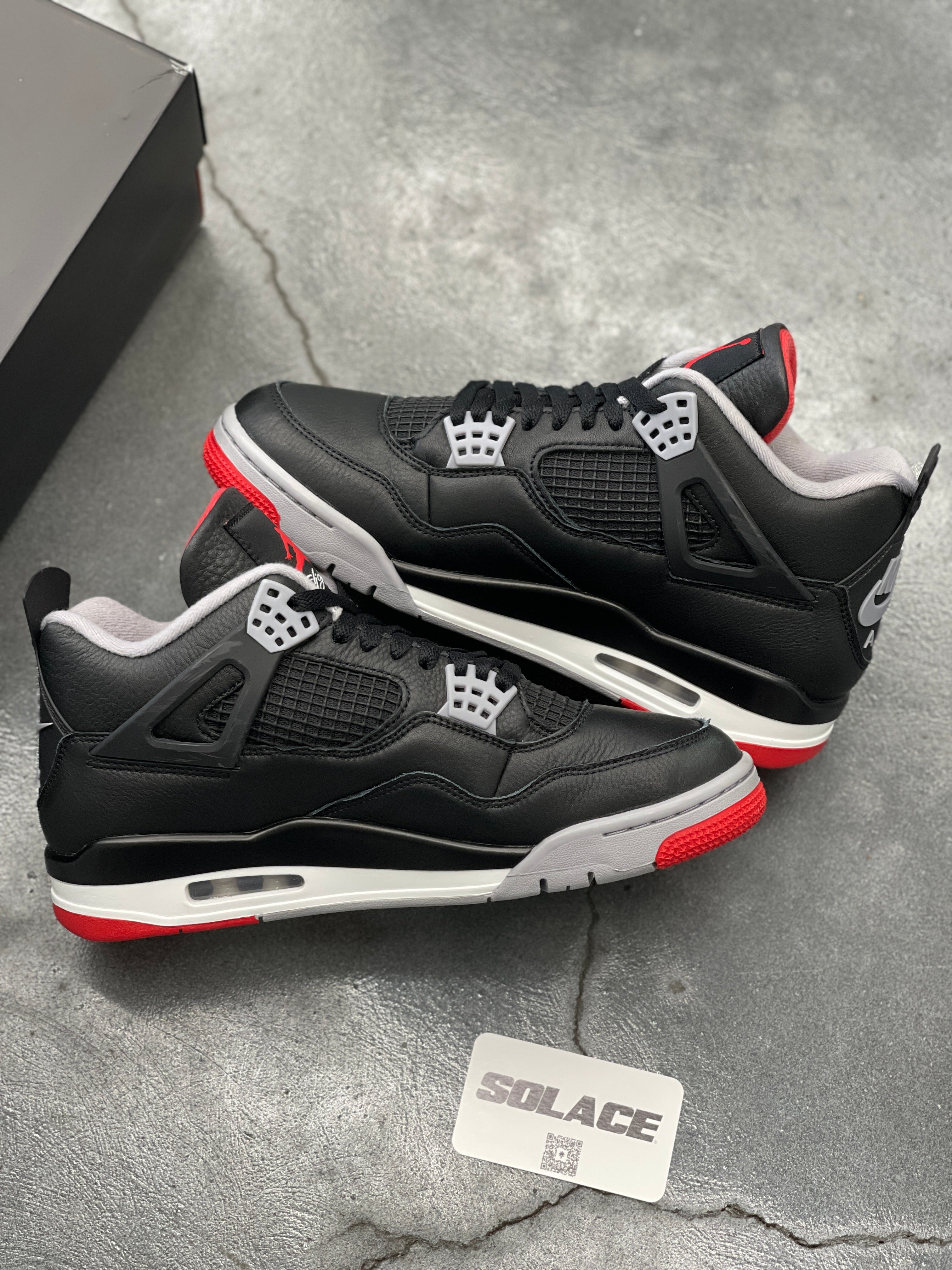 (Lightly Worn) Jordan 4 Bred Reimagined (Size 9)