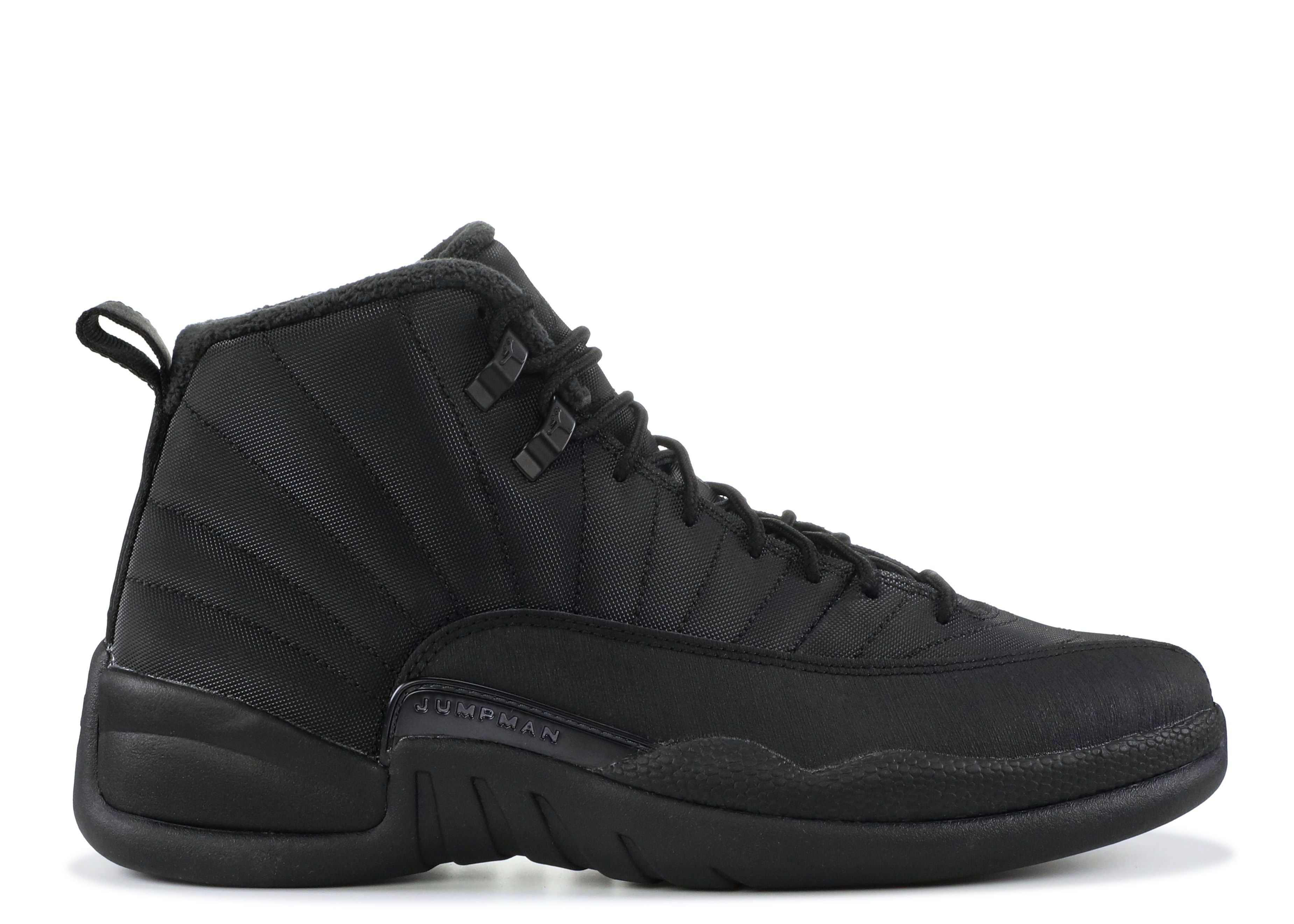 Air Jordan 12 Retro Winterized Triple Black