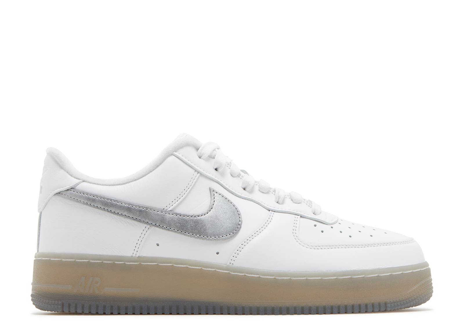 Air Force 1 07 Premium White Metallic Silver