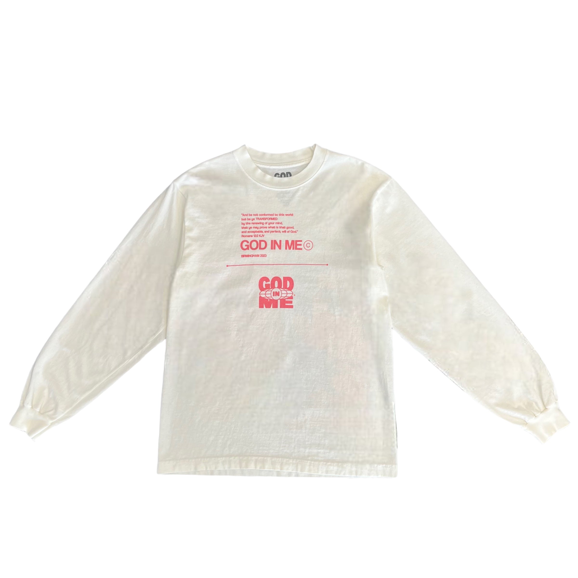 BE YE TRANSFORMED L/S TEE (OFF-WHITE)