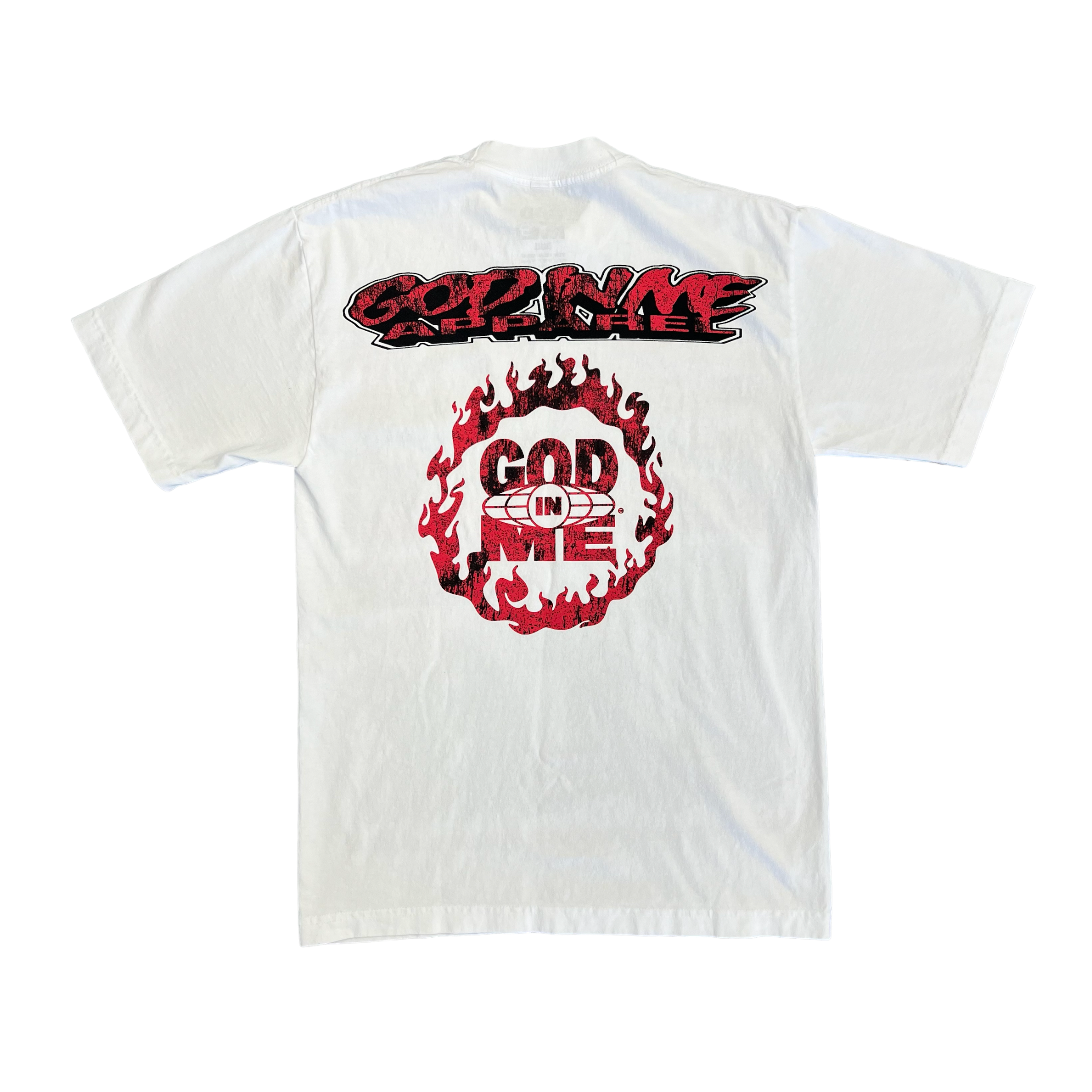 LESS OF ME AND MORE HIM S/S TEE (WHITE)